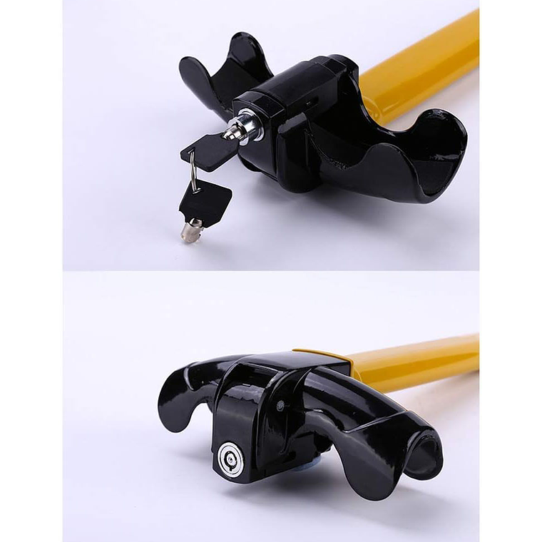 Traba Volante Candado Antirrobo Acero + Llave Seguridad 3