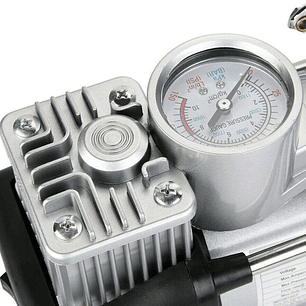 Compresor De Aire Doble Cilindro 12v Inflador Neumaticos
