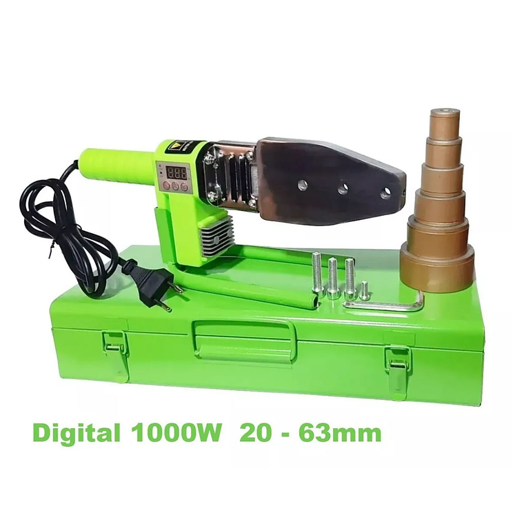 Máquina Termofusora Digital 1000 Watts 20 - 63mm 1