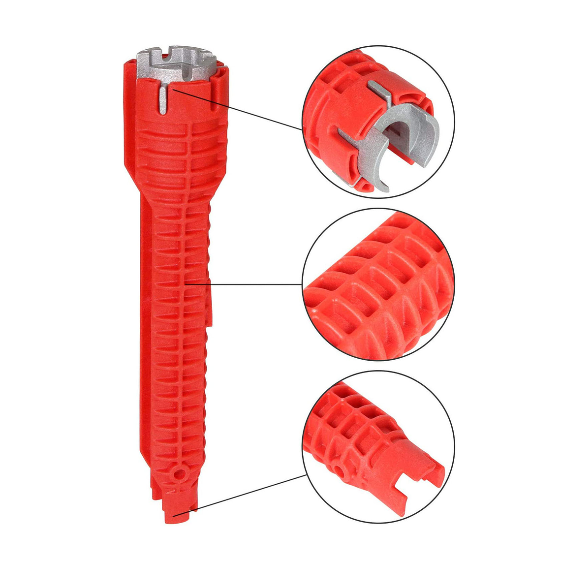 Llave Ajustable Gasfiteria Multi Uso Flexible Desague Cocina 2
