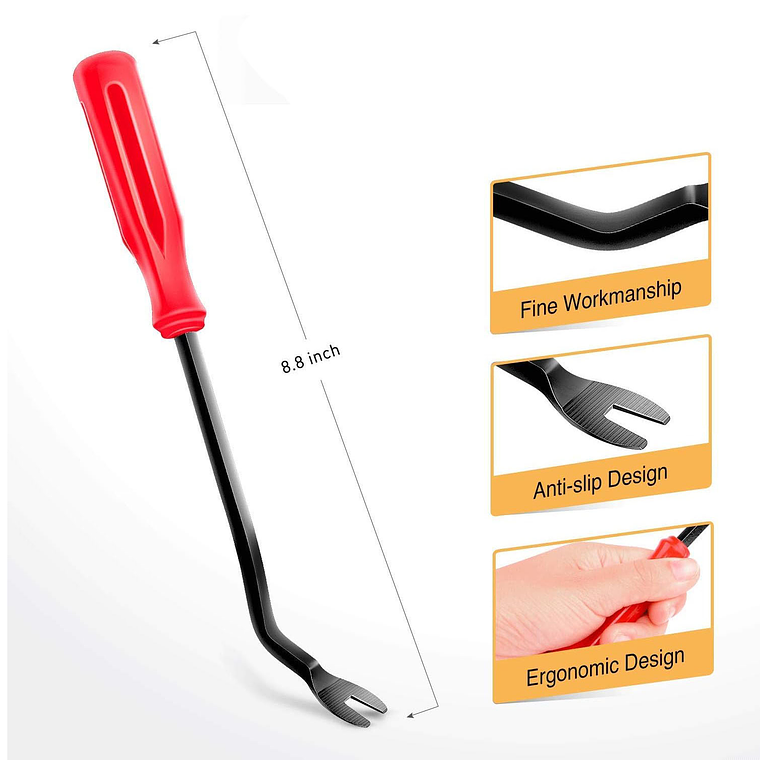 Set 460 Clips Broches Puerta Parachoque Auto Tapabarro Reten 3