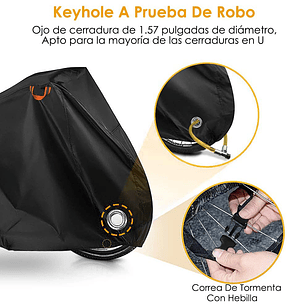 Carpa Cobertor Funda Para Bicicleta Impermeable 110 X 200cm