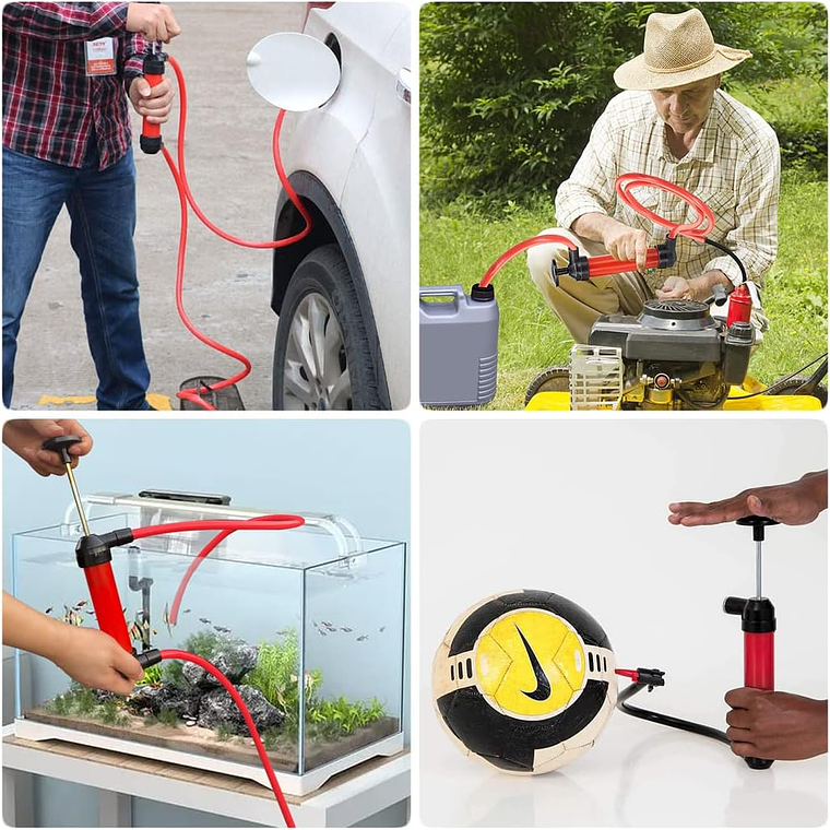 Kit Bomba Bencina Trasvasije Extracción Diesel Multifunción 4