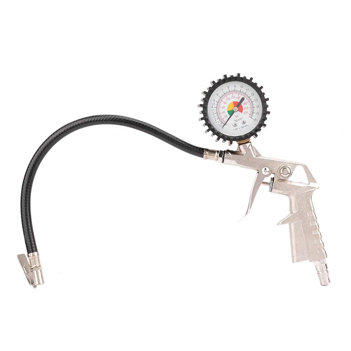 Pistola Para Inflar Y Calibrar Neumaticos Con Manometro 1