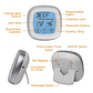 Termómetro Temporizador Digital Para Carnes Asado Parrilla - Miniatura 2