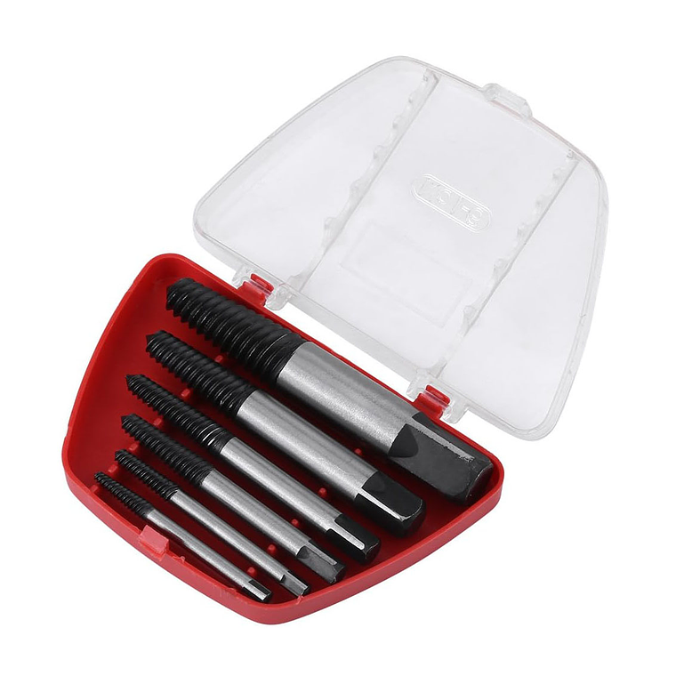 Juego Set Brocas Extractor De Tornillos Colas Chancho 6pcs 1