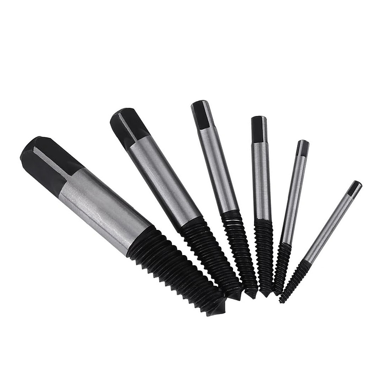 Juego Set Brocas Extractor De Tornillos Colas Chancho 6pcs 3