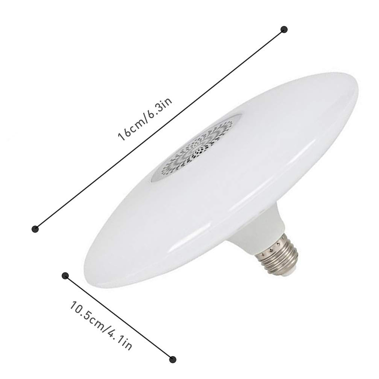 Ampolleta Ufo Bluetooth Rbg E27 Control Remoto Parlante 3