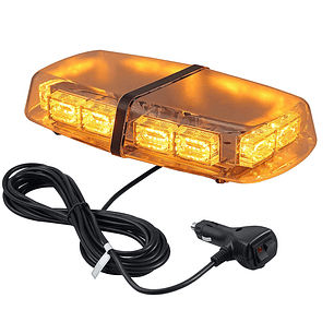 Baliza Luz Led Ámbar Techo Iman 12v-24v Estroboscópica