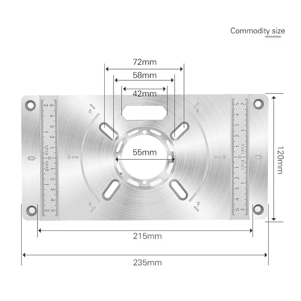 Placa Carpintería Mesa Router Multifuncional 5