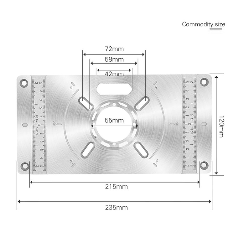 Placa Carpintería Mesa Router Multifuncional 5