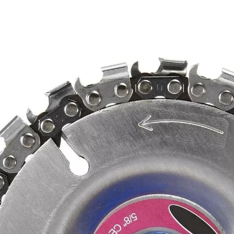 Disco Sierra Cadena Esmeril Para Madera 3