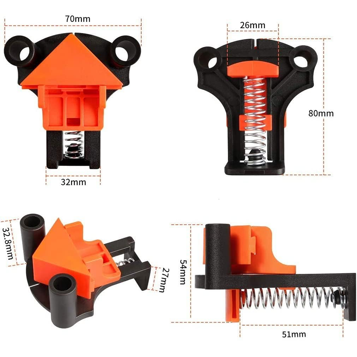Abrazadera Ángulo Recto 90 Grados Clips De Fijación 2