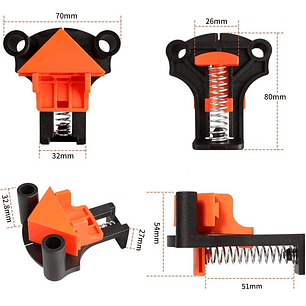 Abrazadera Ángulo Recto 90 Grados Clips De Fijación