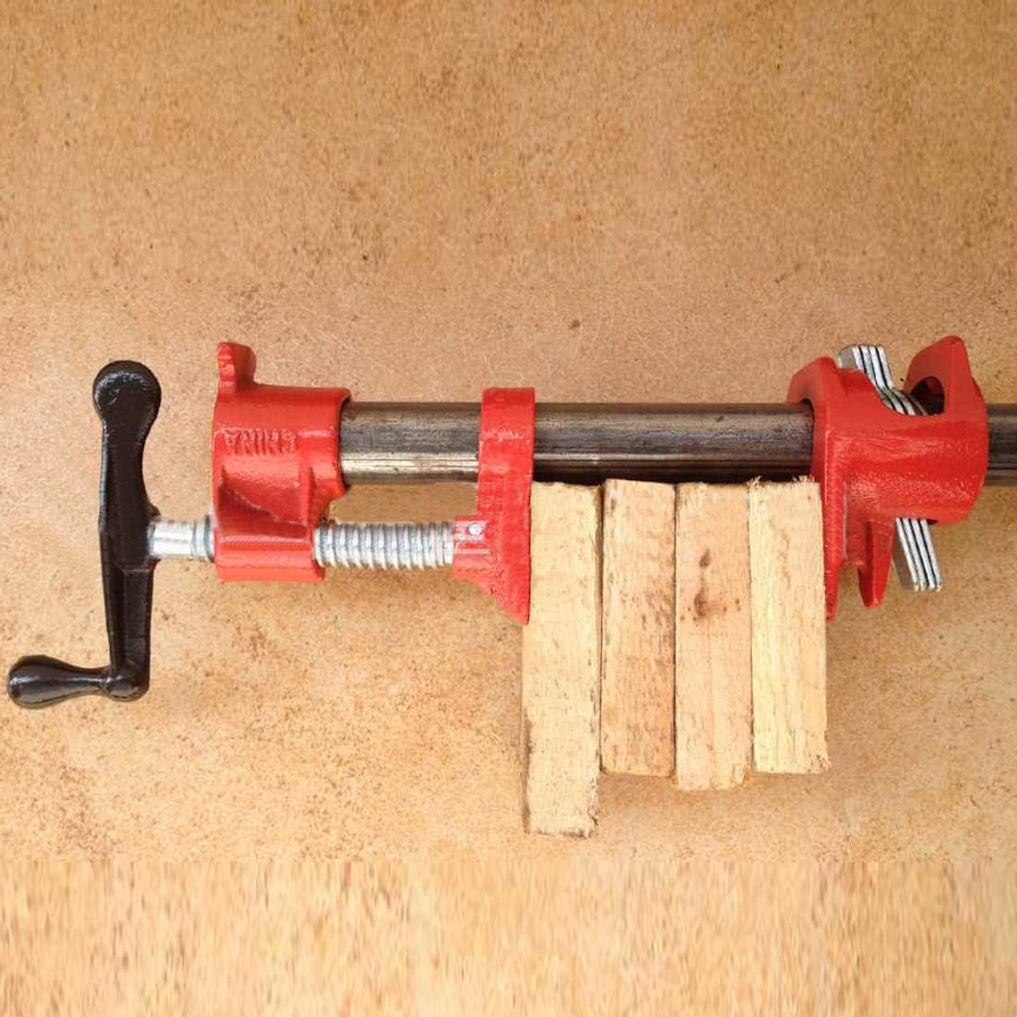 Set De 2 Prensas Sargento De Tubo De 3/4 3