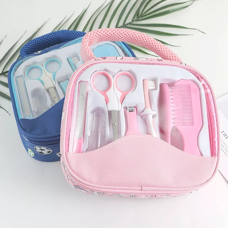 Set De Cuidados Para Bebe Manicure 7 Pcs Con Bolso De Viaje 1