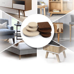 Almohadilla Protectora De Fieltro Para Sillas Mesas Muebles