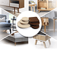 Almohadilla Protectora De Fieltro Para Sillas Mesas Muebles - Miniatura 2