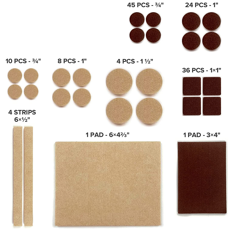 Almohadilla Protectora De Fieltro Para Sillas Mesas Muebles 5