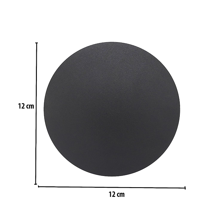 Foco Led Redondo Exterior Interior Aplique De Pared 6 Led 5