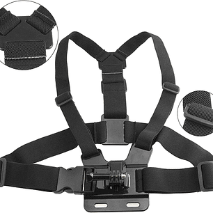 Soporte Celular Ajustable Kit Arnes De Pecho Correa Selfie