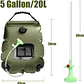 Bolsa Ducha Solar Portátil Camping Playa Aire Libre 20 Ltrs - Miniatura 4