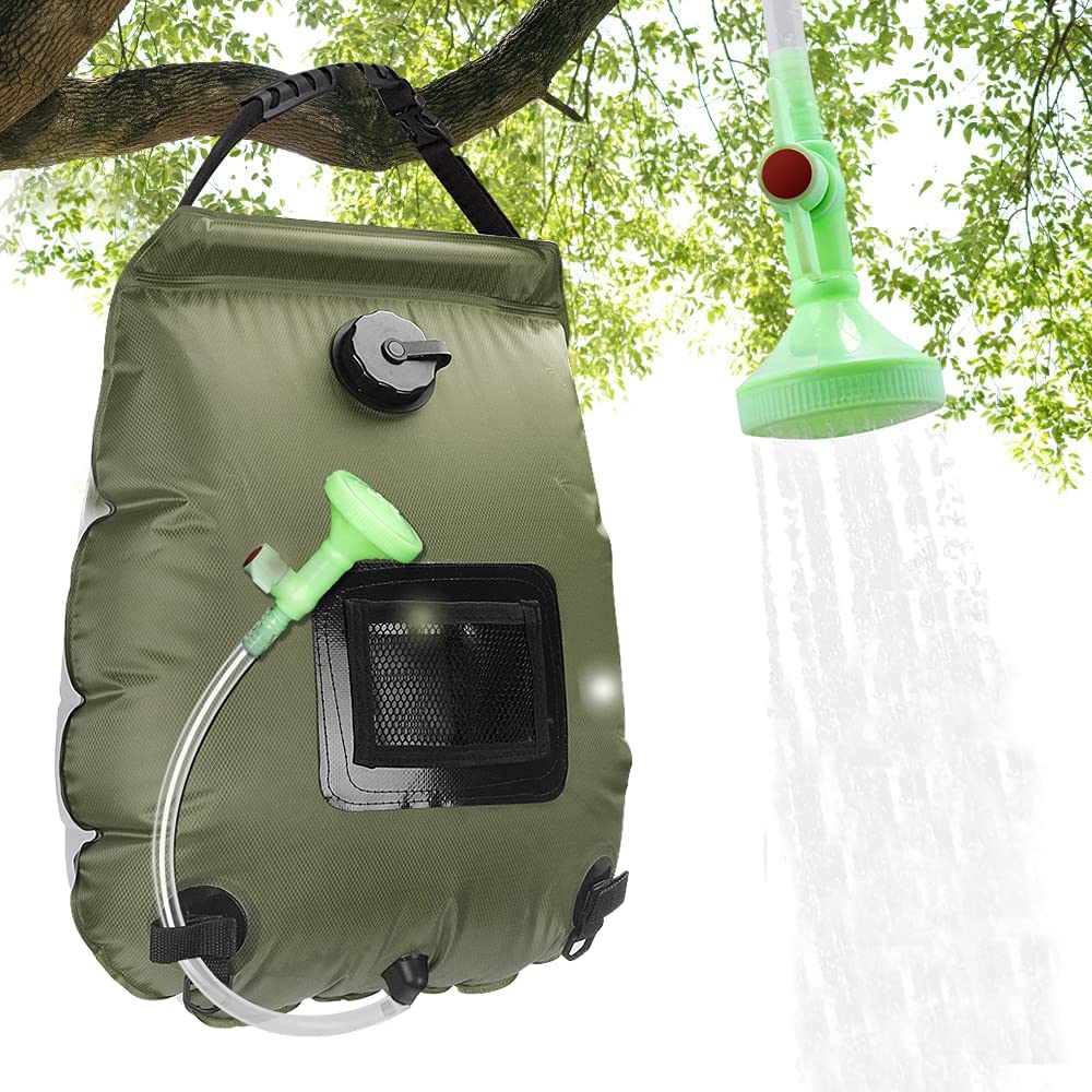 Cabezal de ducha portatil exterior camping recargable de ducha