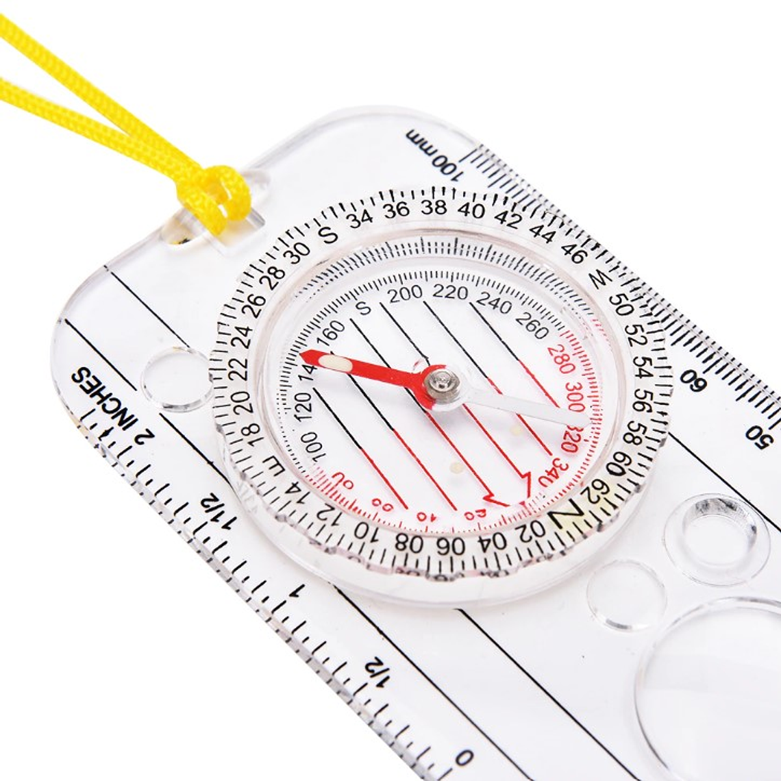 Brujula Regla Tactico 2en1 De Camping Supervivencia Lectura 2