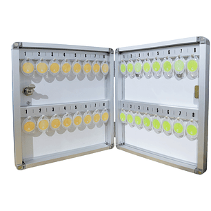 Caja Magnética Organizador Para Llaves 32 Llaveros