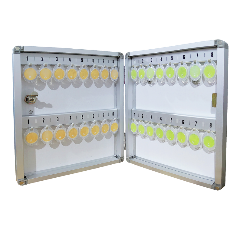 Caja Magnética Organizador Para Llaves 32 Llaveros 1