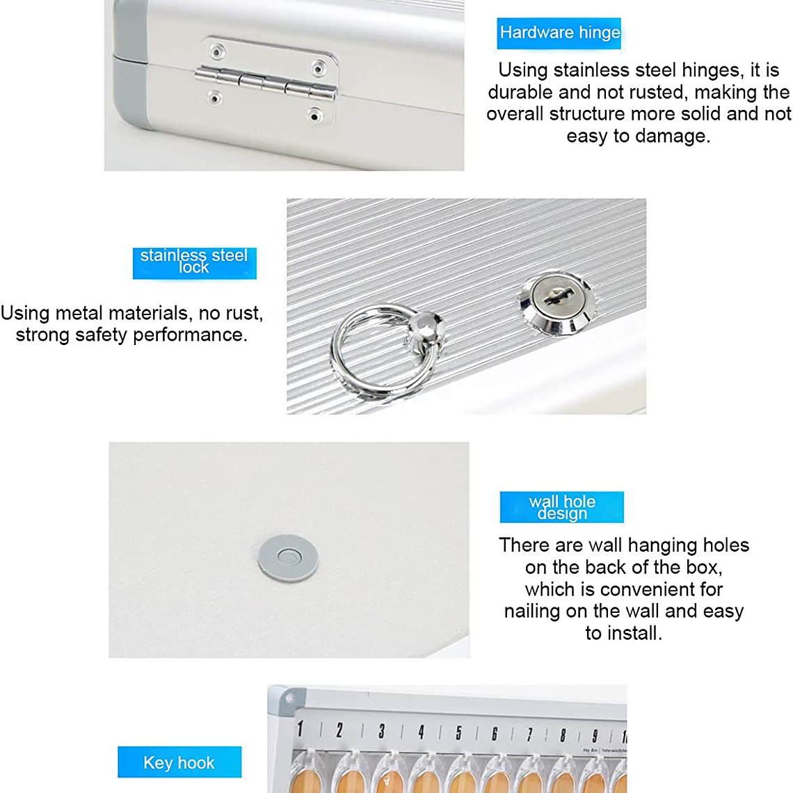 Caja Magnética Organizador Para Llaves 32 Llaveros 2