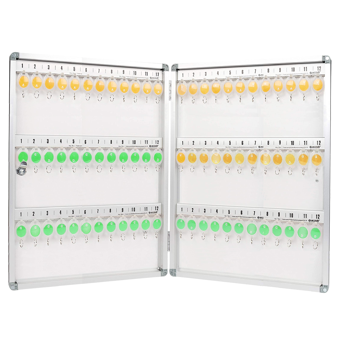 Caja Magnética Organizador Para Llaves 72 Llaveros 1