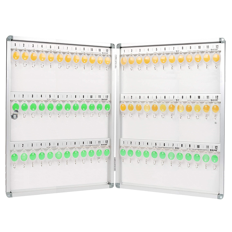 Caja Magnética Organizador Para Llaves 72 Llaveros 1