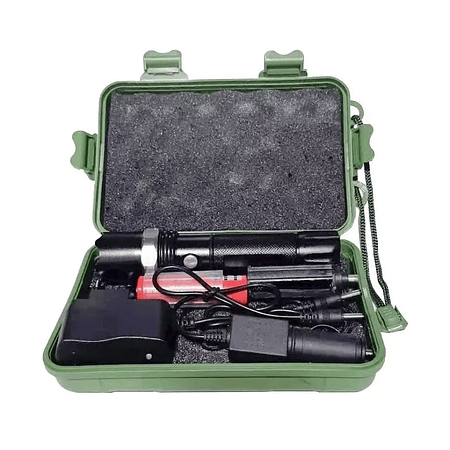 Linterna Led Tactica Zoom Swat Led Cree Recargable