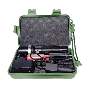 Linterna Led Tactica Zoom Swat Led Cree Recargable