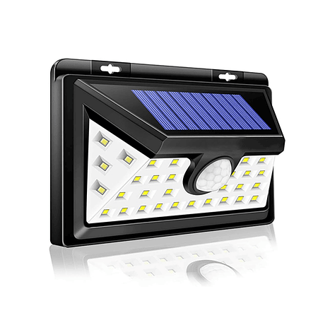 Foco Solar 30 Led Exterior Con Sensor De Movimiento