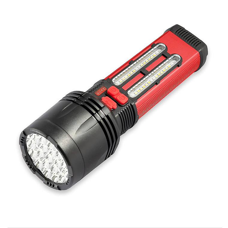 Linterna Táctica Alta Potencia Solar Recargable Usb 1