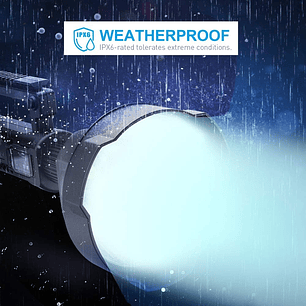 Linterna Led Largo Alcance Recargable Usb Trípode