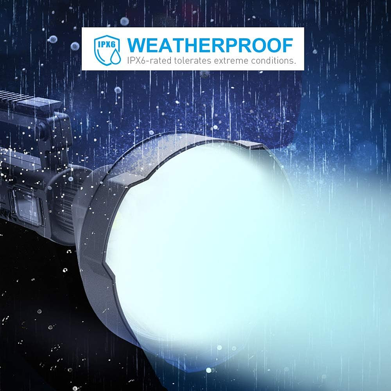 Linterna Led Largo Alcance Recargable Usb Trípode 2