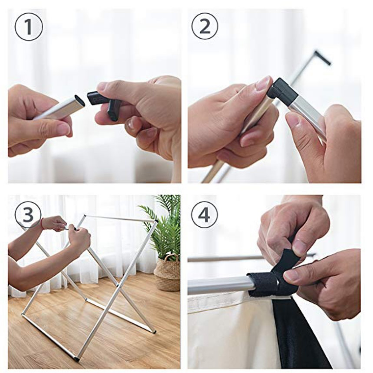 Cesta Canasto Plegable Almacenamiento Ropa Sucia 3