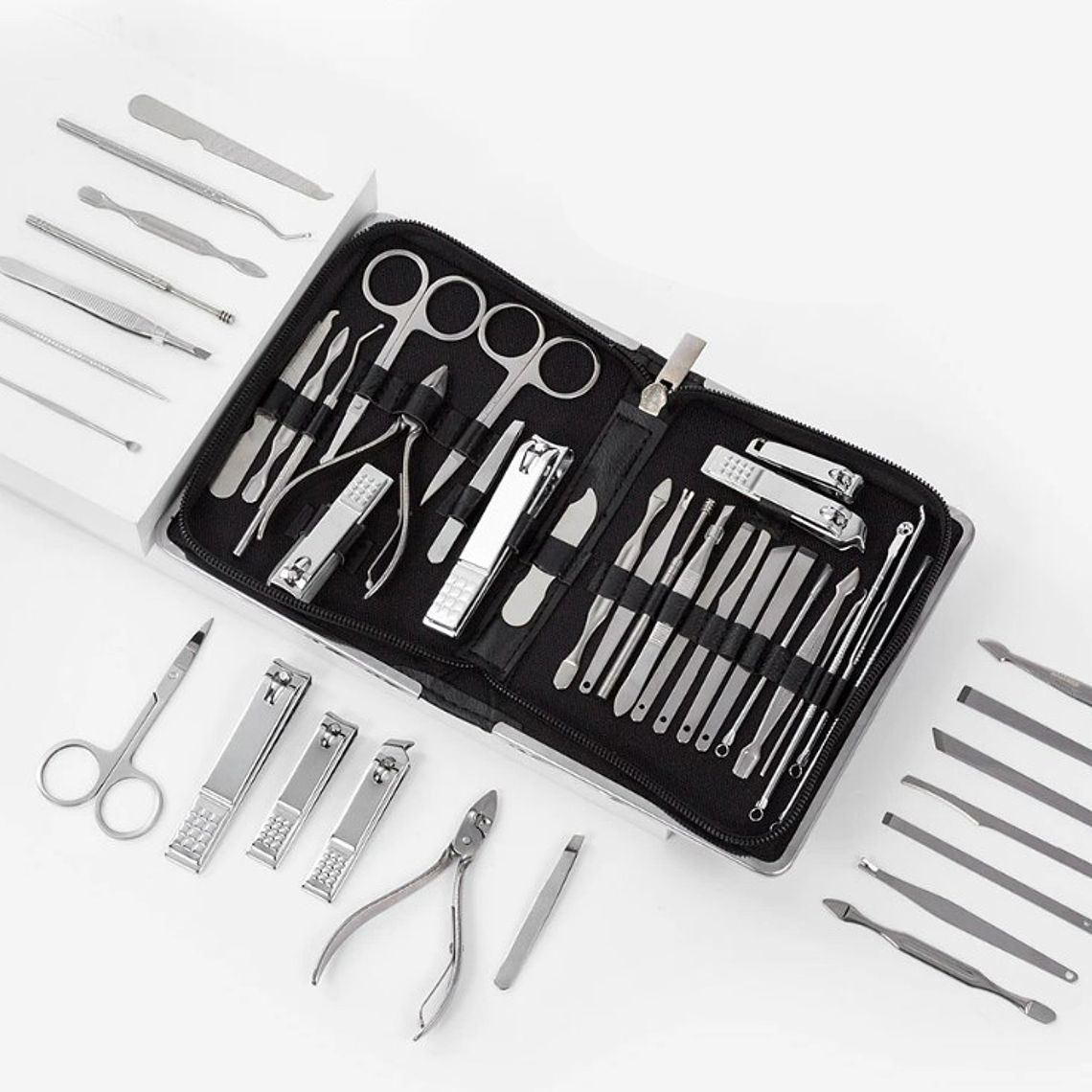 Set Herramientas Manicure Pedicura Kit Uñas 26 Piezas 5