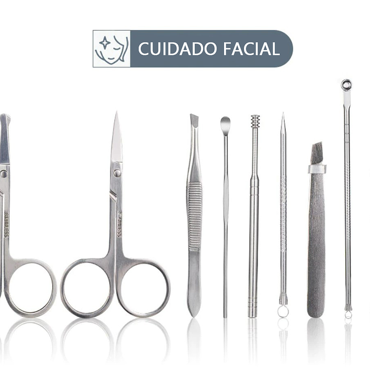 Set Herramientas Manicure Pedicura Kit Uñas 26 Piezas 3