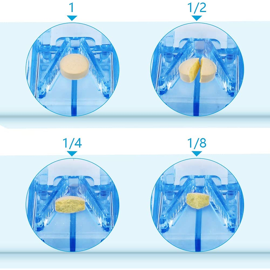 Pastillero Organizador Cortador Divisor Dosificador Pastilla