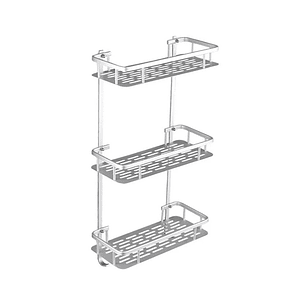 Organizador De Ducha Repisa Baño Adhesivo 3 Niveles