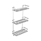 Organizador De Ducha Repisa Baño Adhesivo 3 Niveles - Miniatura 1