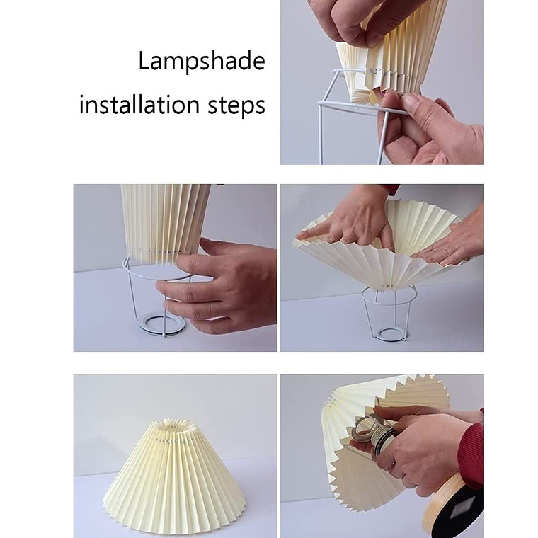 Lampara De Velador Mesa Decoracion Dormitorio Escritorio USB 4