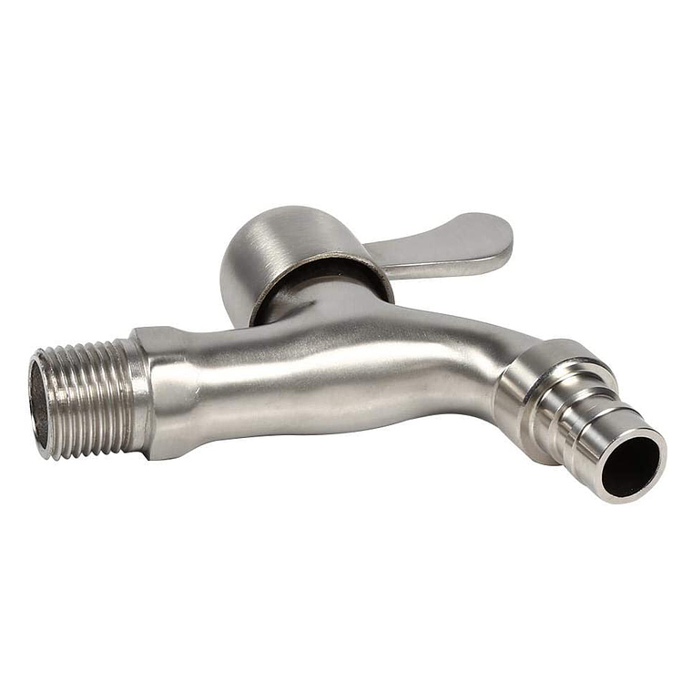 Grifo De Acero Inoxidable, Llave De Paso 1/2 2