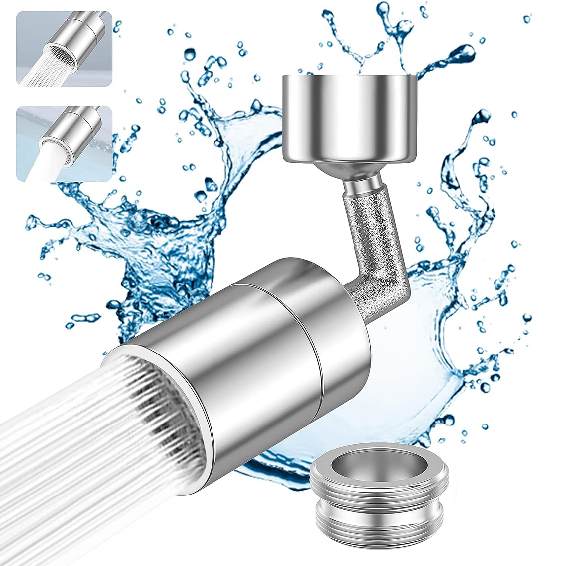 Filtro Grifo Giratorio De Agua Rociador 1