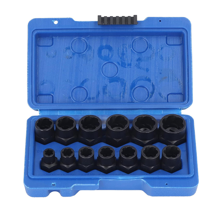 Kit De Dados Herramientas Juego Dados Extractores 1/4 A 19mm 2