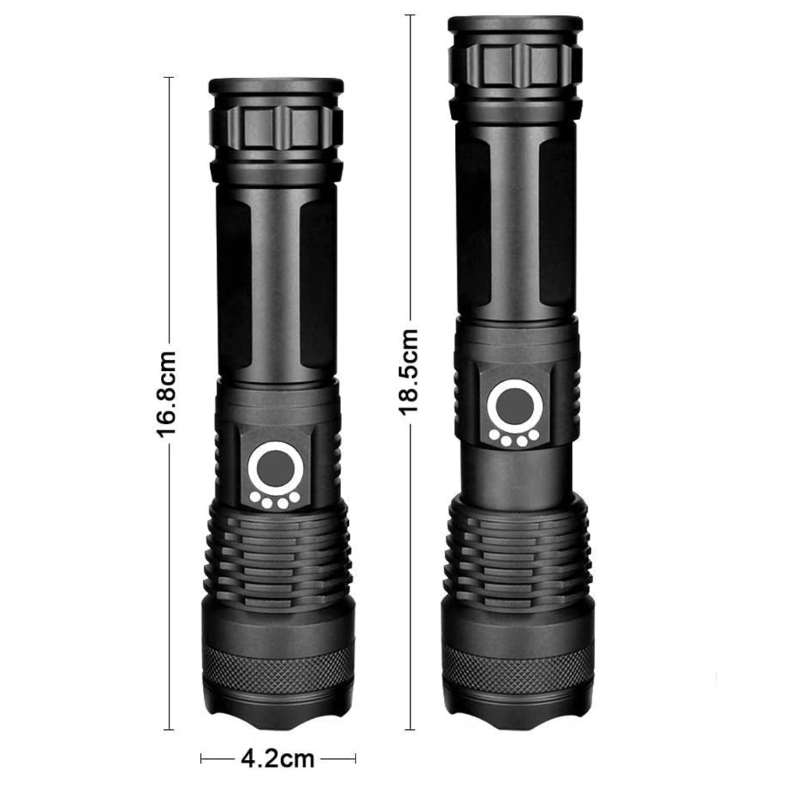 Linterna Led Alta Potencia Metalica Recargable 4000lm 4
